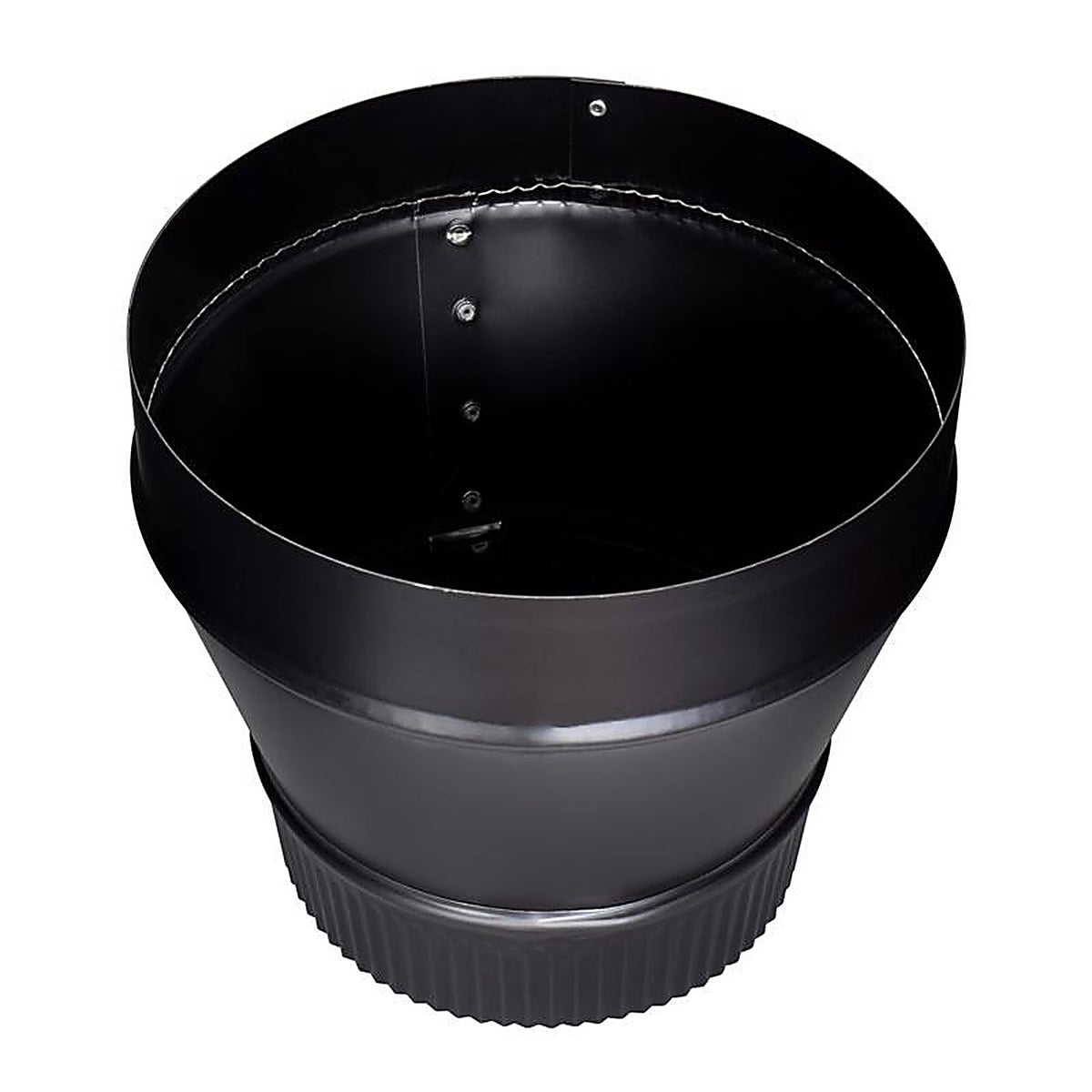 Imperial BM0079 8 in. Dia. x 6 in. Dia. Steel Stove Pipe Reducer