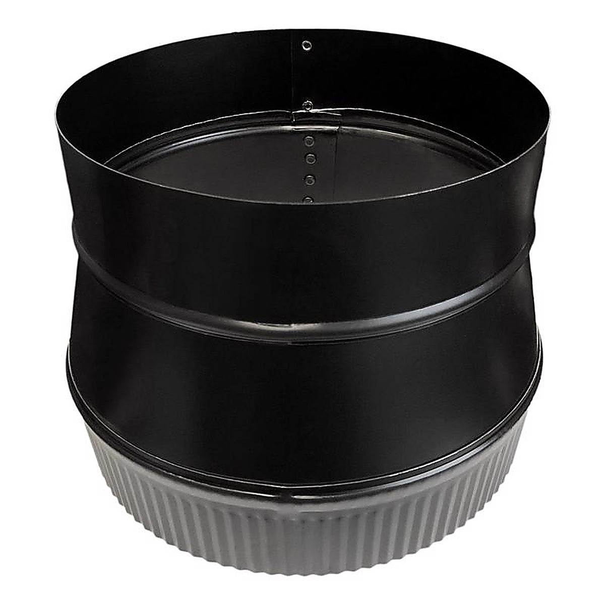 Imperial - BM0063 - 7 In. D X 8 In. D Galvanized Steel Stove Pipe Increaser