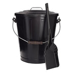 Imperial LT0160 Black Powder Coated Steel Ash Container and Shovel Set