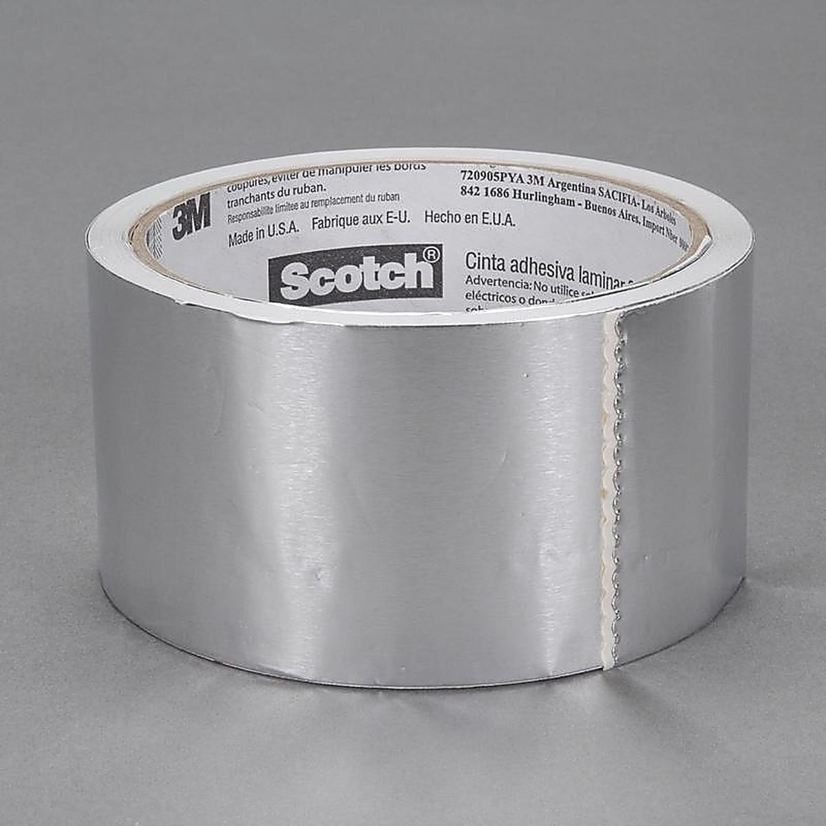3M - 3311-10A - Scotch 2 In. W X 10 Yd L Silver Foil Tape