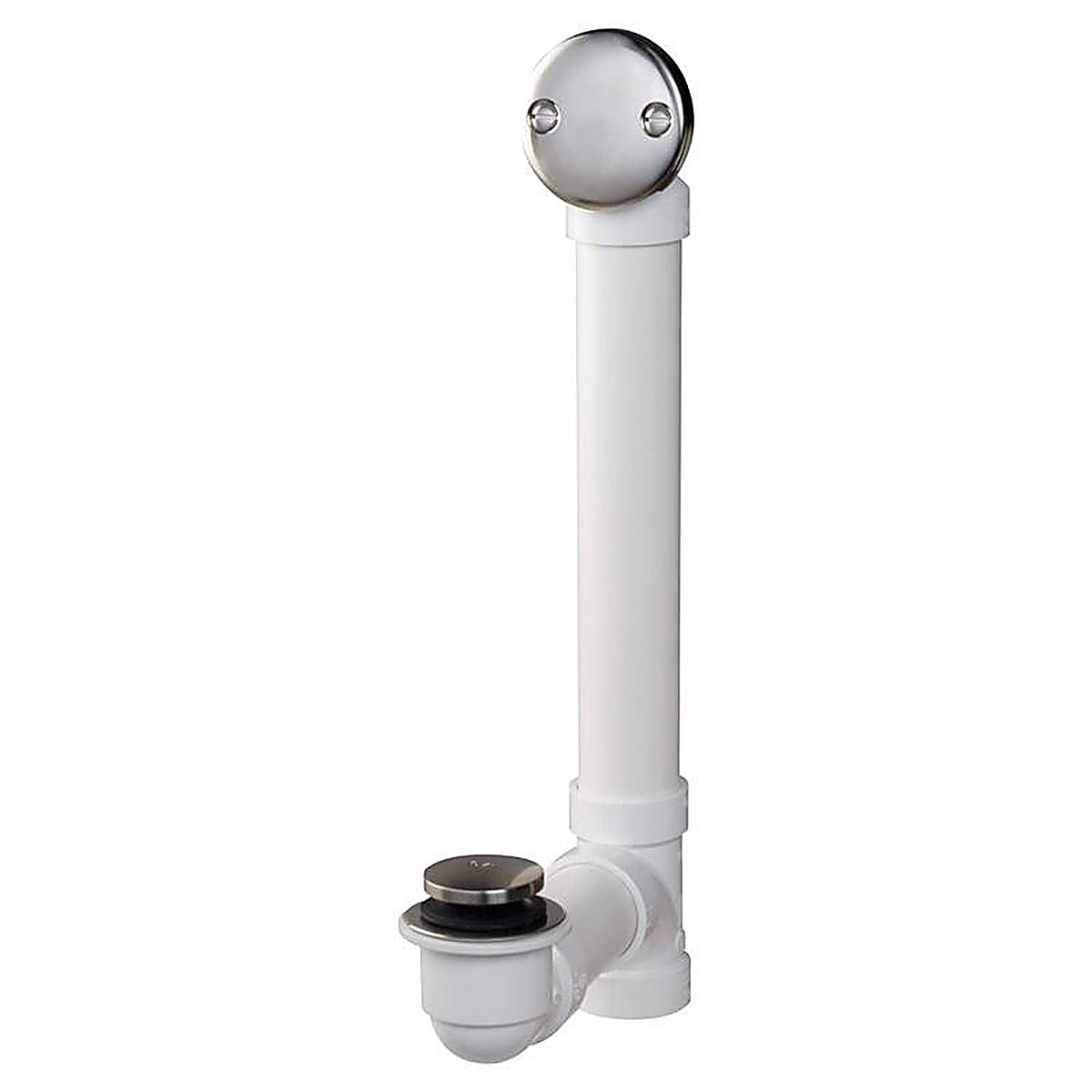 Keeney - 630PDSBN - Foot Lok Stop 1-1/2 In. D Brushed Plastic Bath Drain
