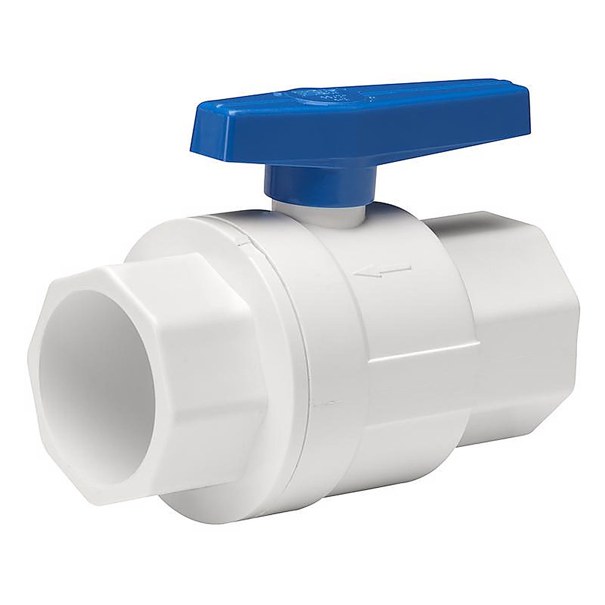 Homewerks - VBVP40LTE4B - 3/4 In. PVC Slip Ball Valve Full Port Quarter-Turn Lever for Non-Potable Water