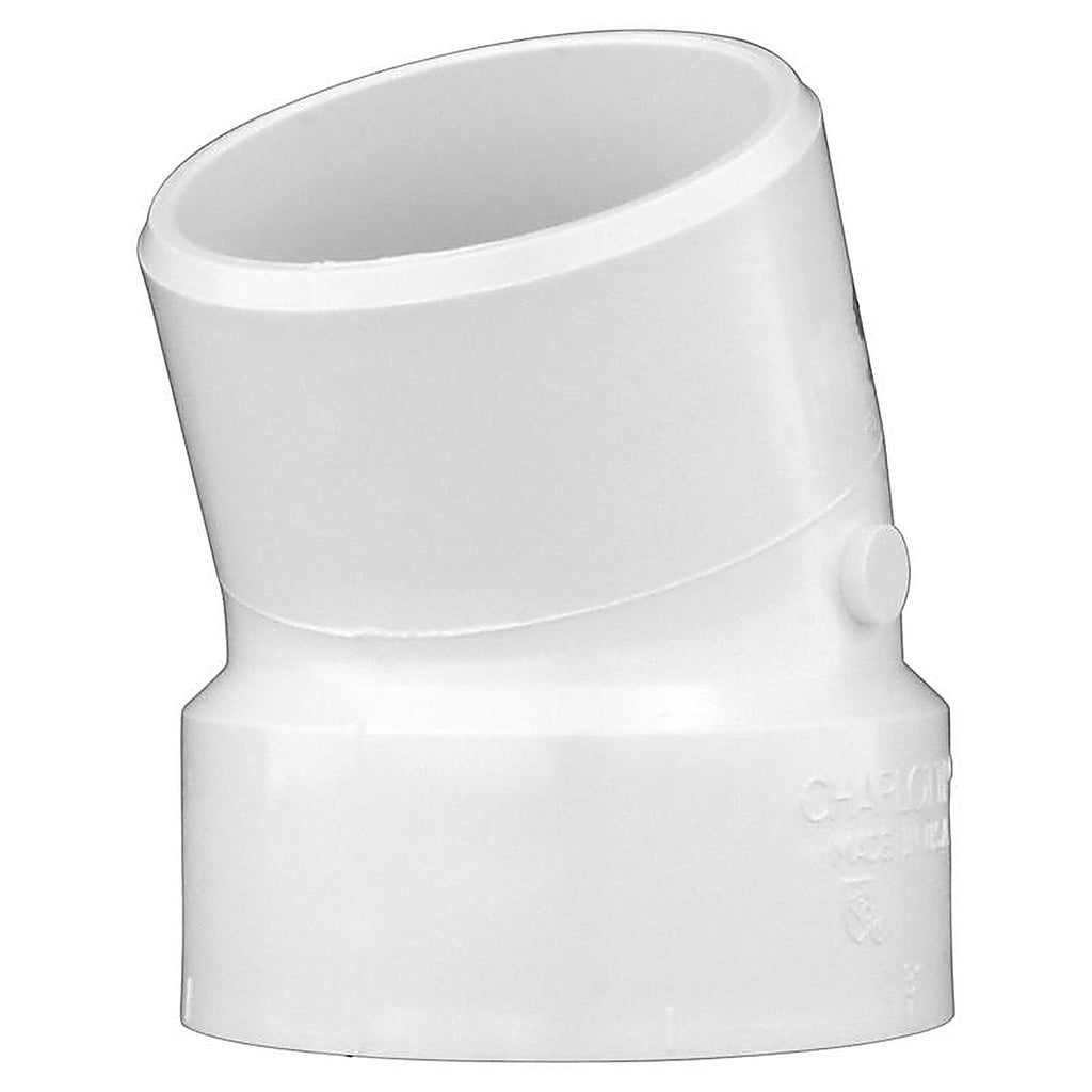 Charlotte Pipe - PVC003261000 - 3 In. Hub X 3 In. D Spigot PVC Elbow 1 Pack