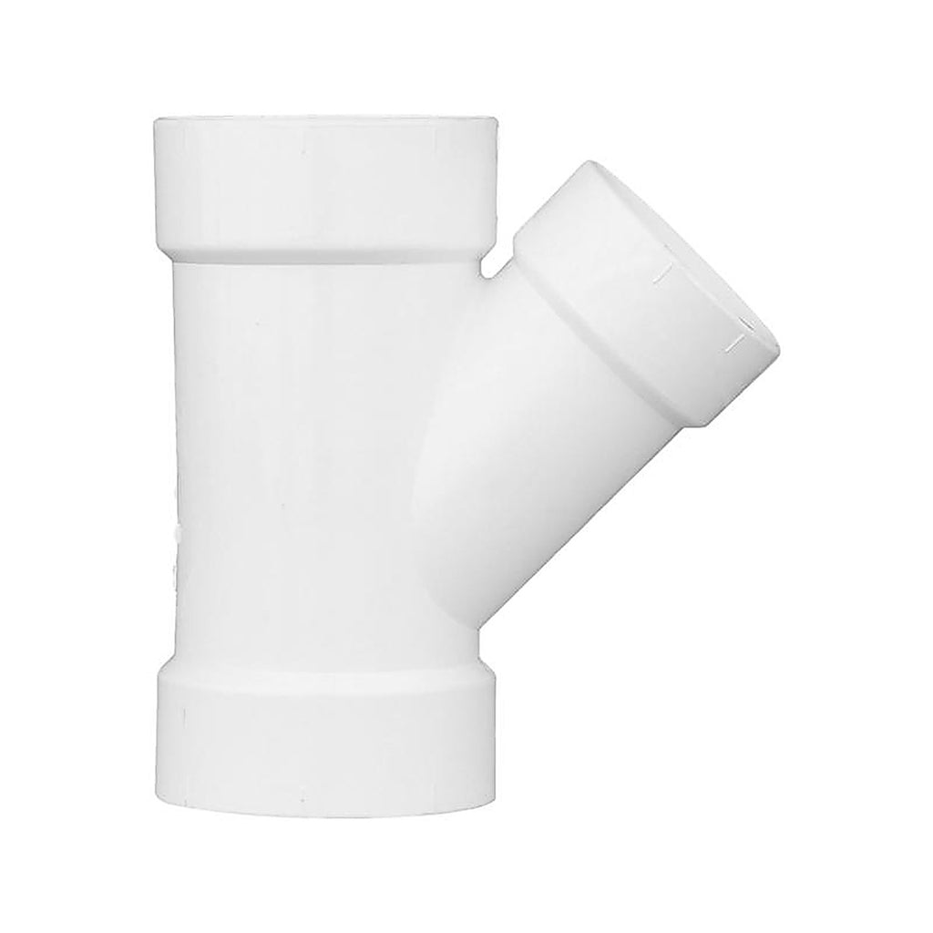 Charlotte Pipe - PVC016010600 - Schedule 30 3 In. Hub X 3 In. D Hub PVC Reducing Wye 1 Pack