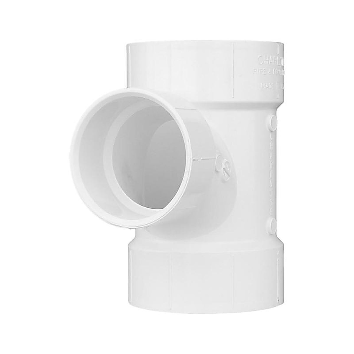 Charlotte Pipe - PVC014010600 - Schedule 30 3 In. 3 In. D PVC Sanitary Tee 1 Pack