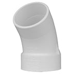 Charlotte Pipe - PVC013230600 - Schedule 30 3 In. 3 In. D PVC 45 Degree Street Elbow 1 Pack
