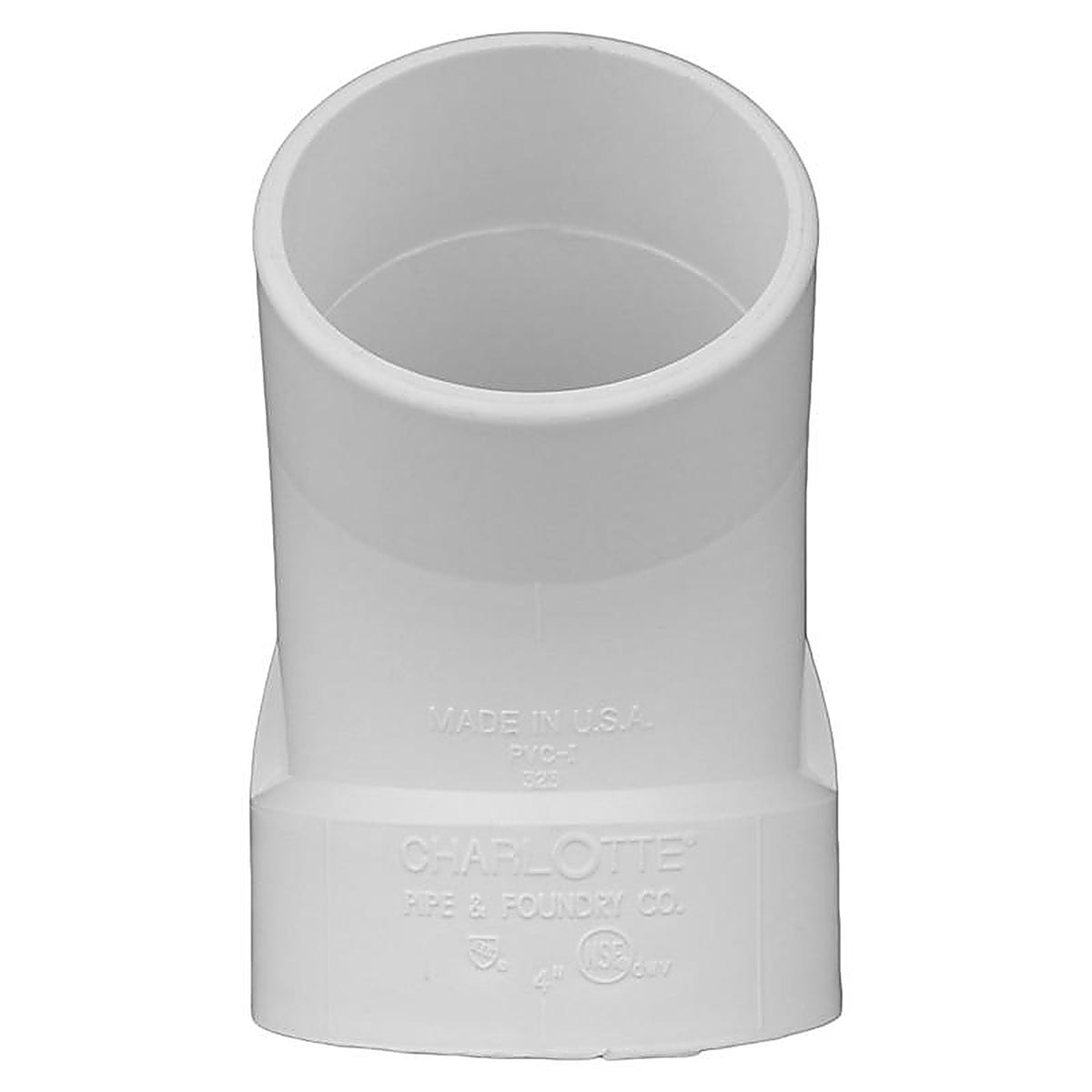 Charlotte Pipe - PVC013230600 - Schedule 30 3 In. 3 In. D PVC 45 Degree Street Elbow 1 Pack