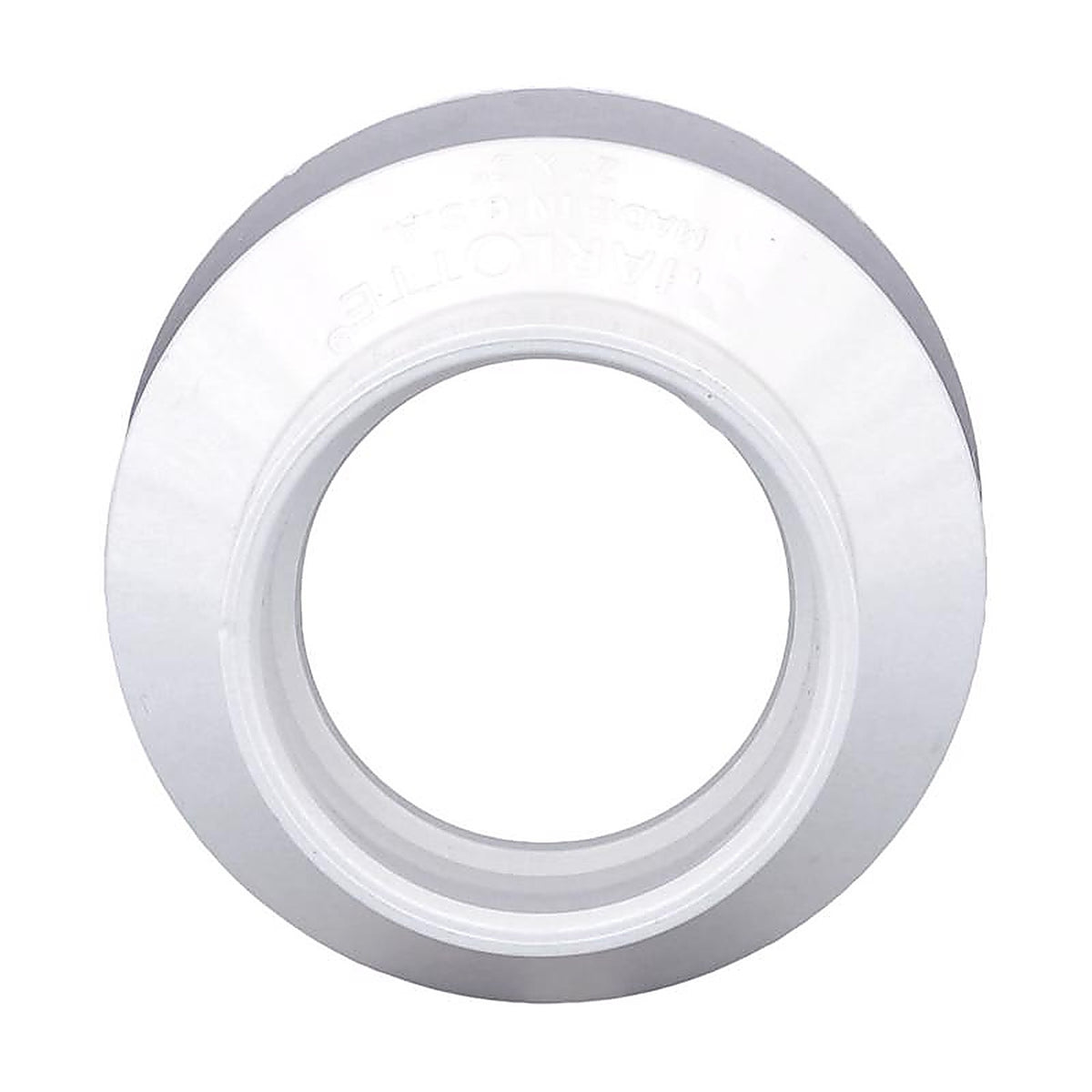 Charlotte Pipe PVC001021000 Schedule 40 2 in. Hub x 3 in. Dia. Hub PVC Reducing Coupling