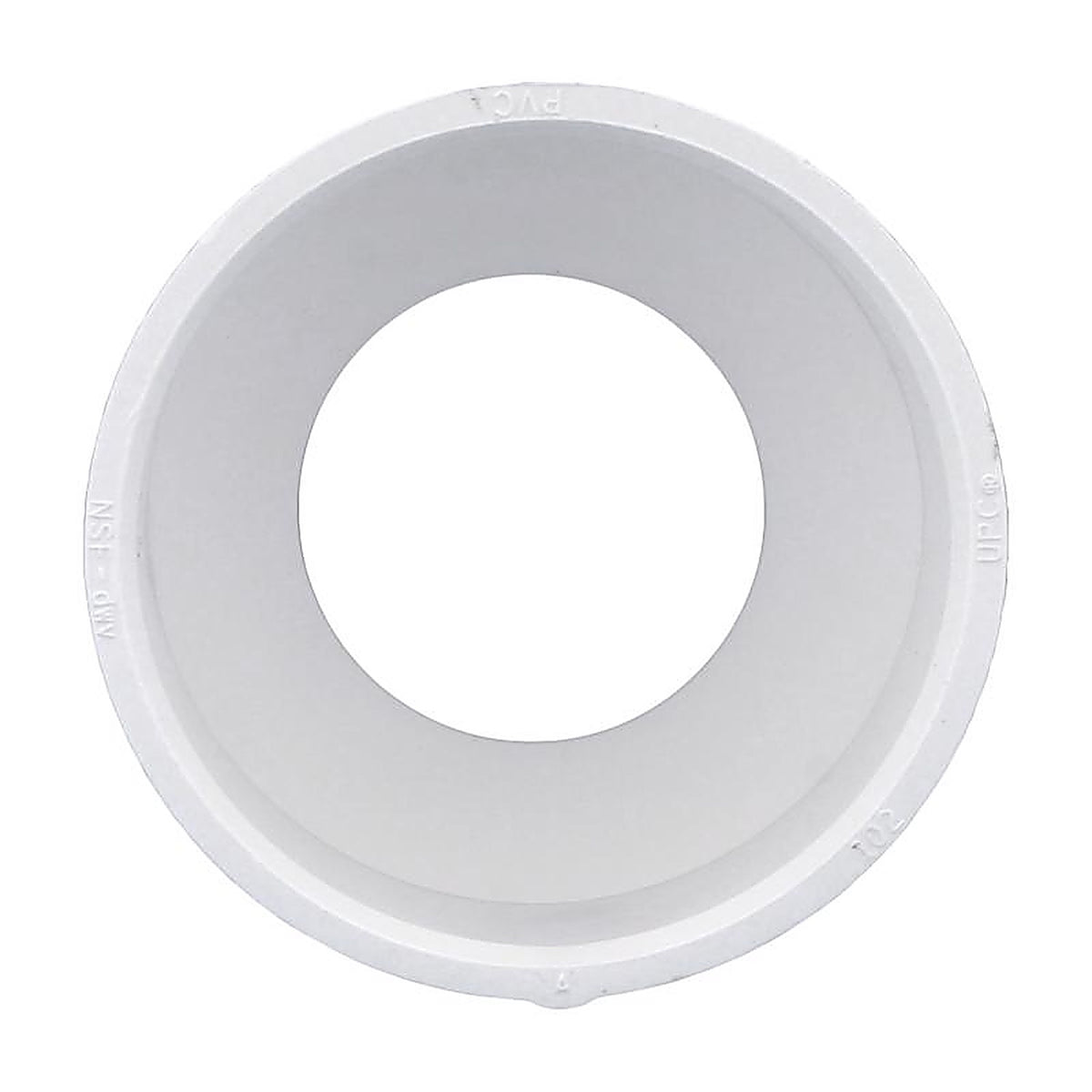 Charlotte Pipe PVC001021000 Schedule 40 2 in. Hub x 3 in. Dia. Hub PVC Reducing Coupling