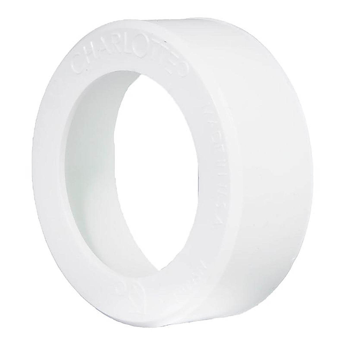Charlotte Pipe PVC001071000 Schedule 40 2 in. Spigot x 1-1/2 in. Dia. Hub PVC Flush Bushing