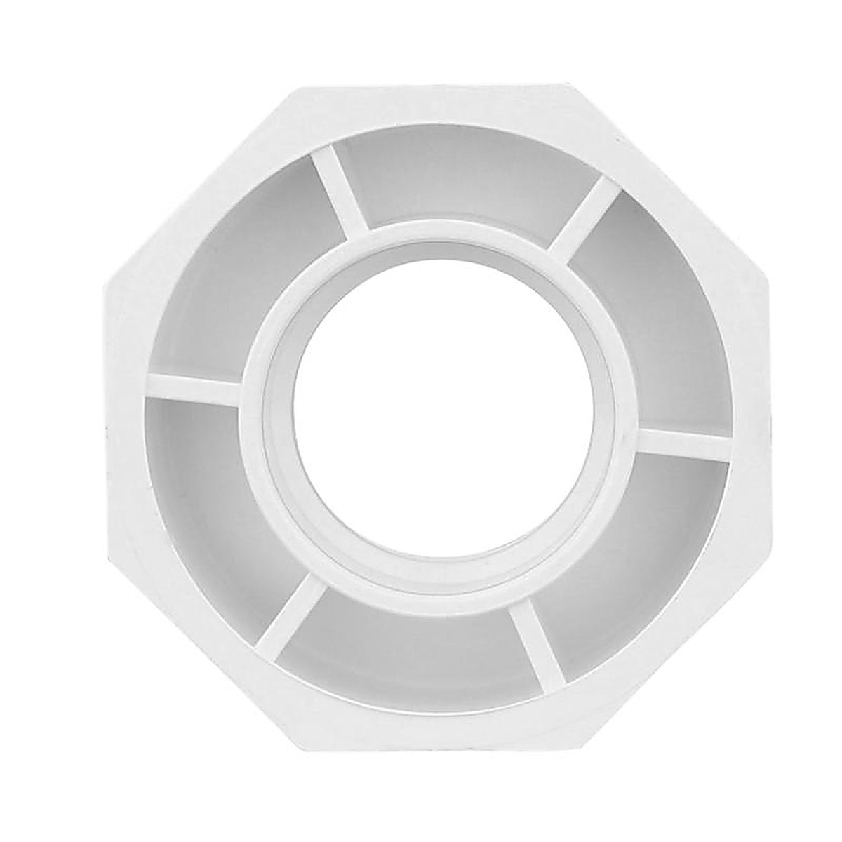 Charlotte Pipe PVC001071400 Schedule 40 3 in. Spigot x 2 in. Dia. Hub PVC Flush Bushing