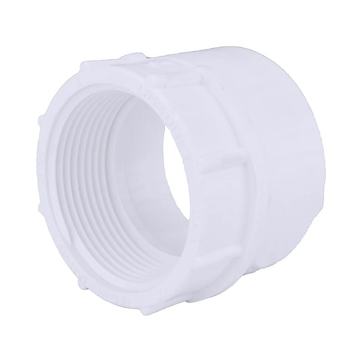 Charlotte Pipe PVC001010800 Schedule 40 1-1/2 in. Hub x 1-1/2 in. Dia. FPT PVC Adapter