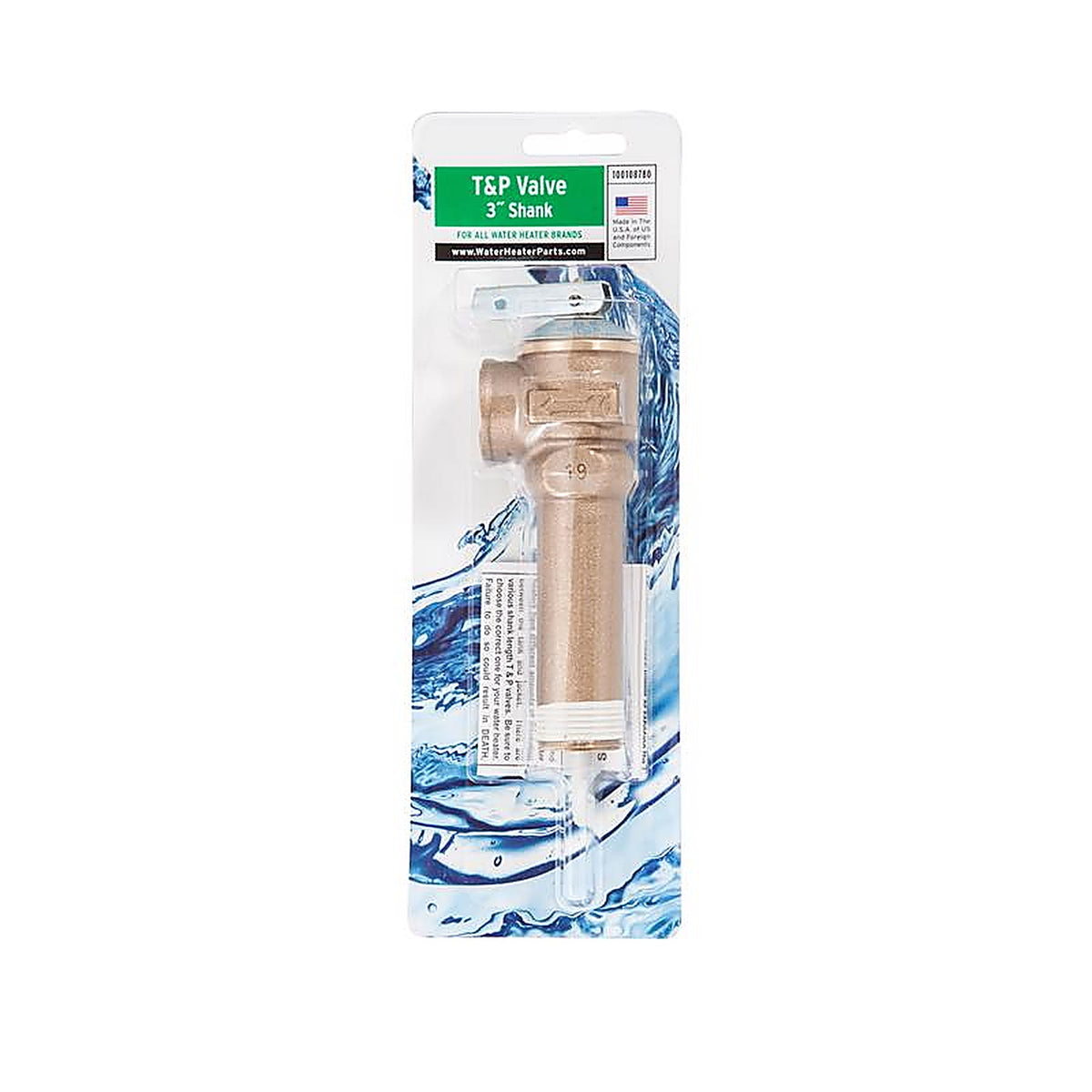 Reliance 100108780 3/4 in. MNPT Brass Relief Valve