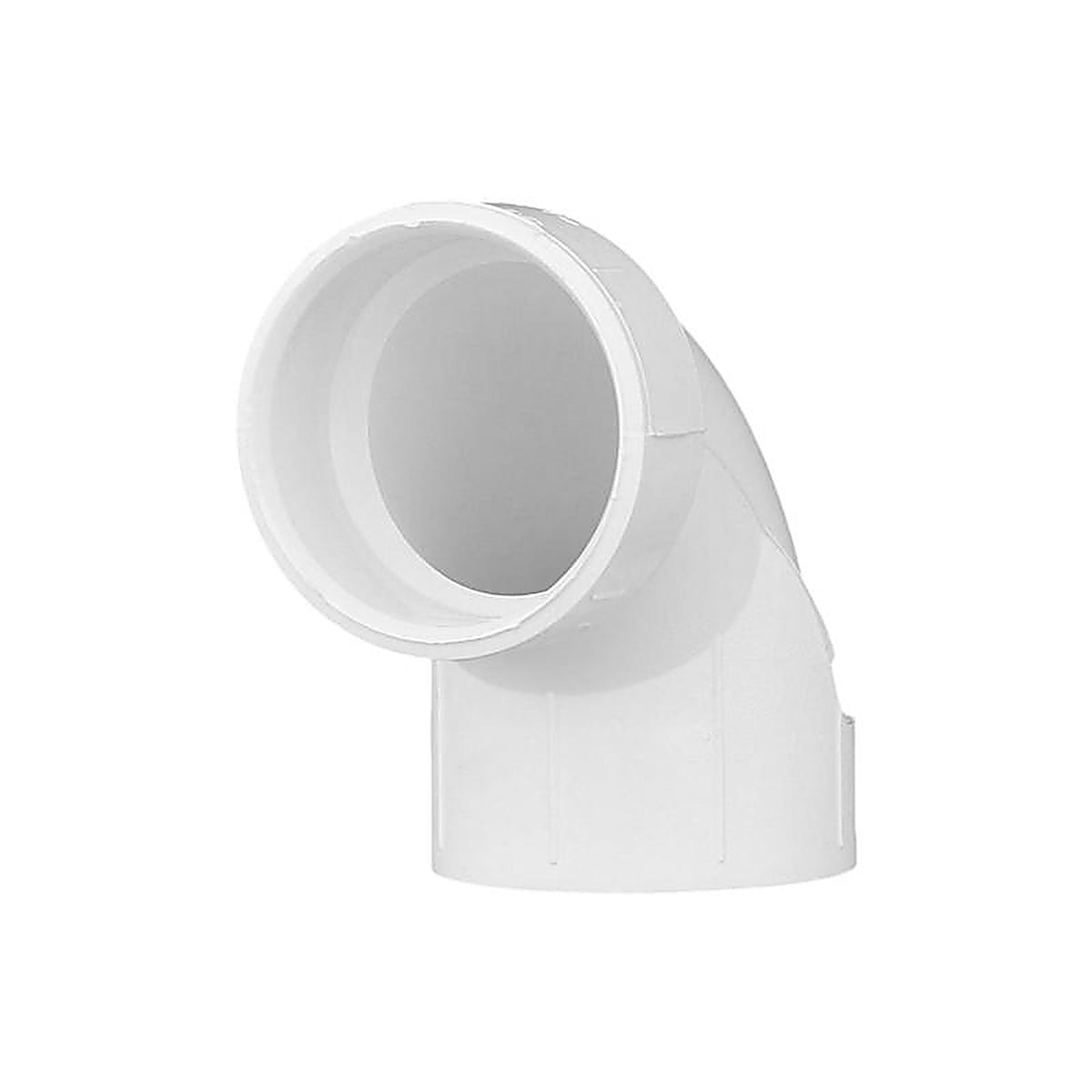 Charlotte Pipe PVC003000800 Schedule 40 1-1/2 in. Hub x 1-1/2 in. Dia. Hub PVC 90 Degree Elbow