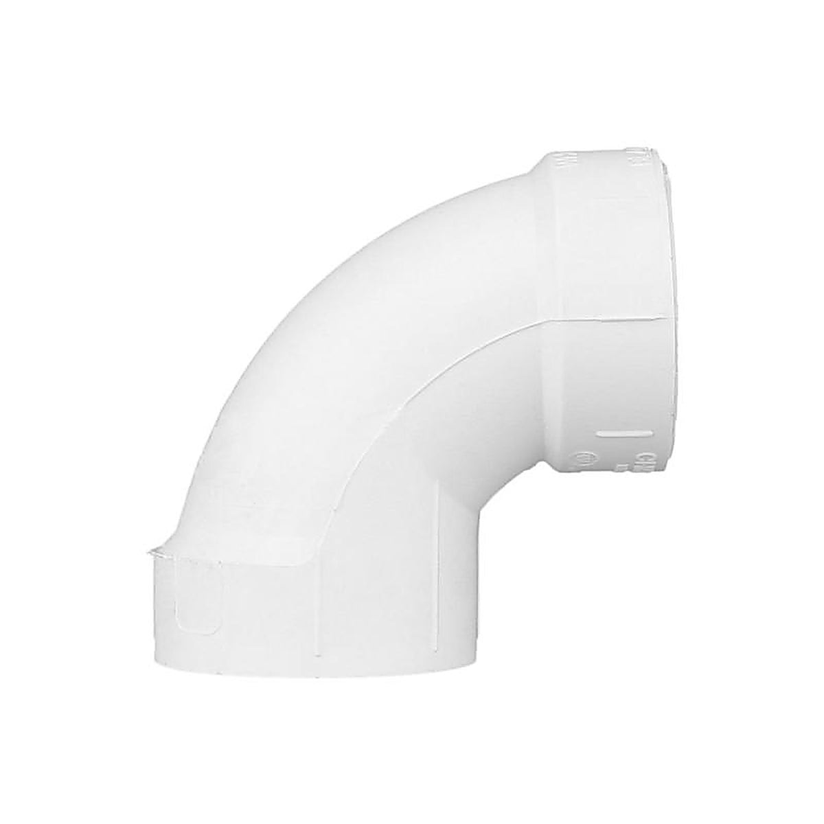 Charlotte Pipe PVC003000800 Schedule 40 1-1/2 in. Hub x 1-1/2 in. Dia. Hub PVC 90 Degree Elbow