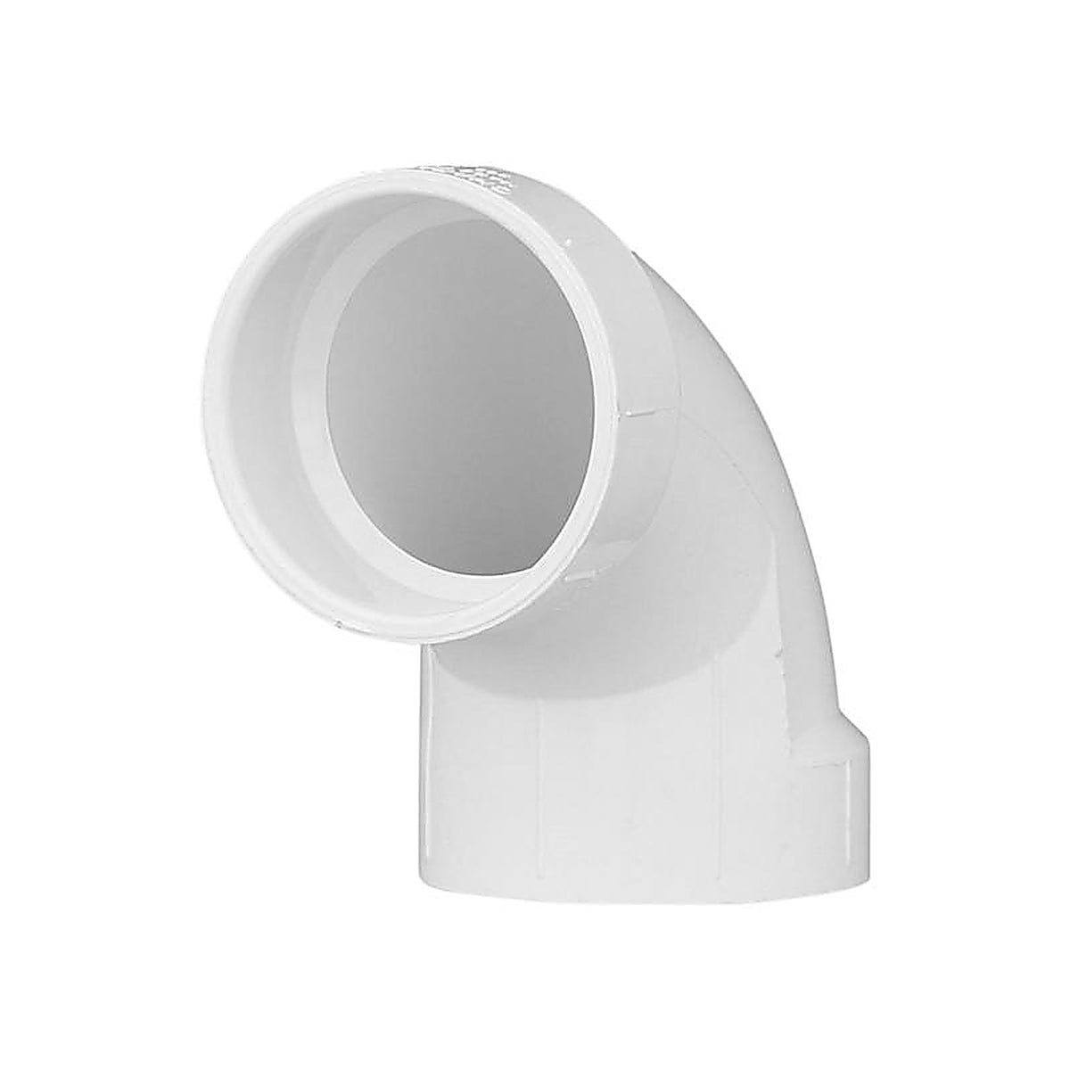 Charlotte Pipe PVC003001000 Schedule 40 2 in. Hub x 2 in. Dia. Hub PVC Elbow
