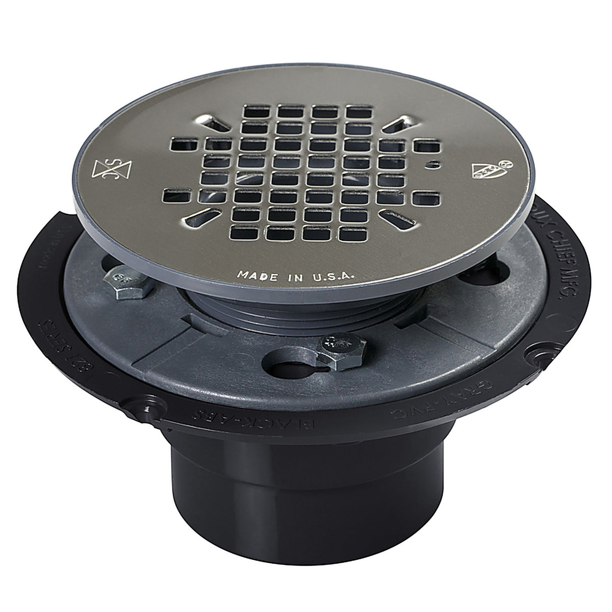 Sioux Chief 821-200A 2 in. Dia. ABS Shower Pan Drain