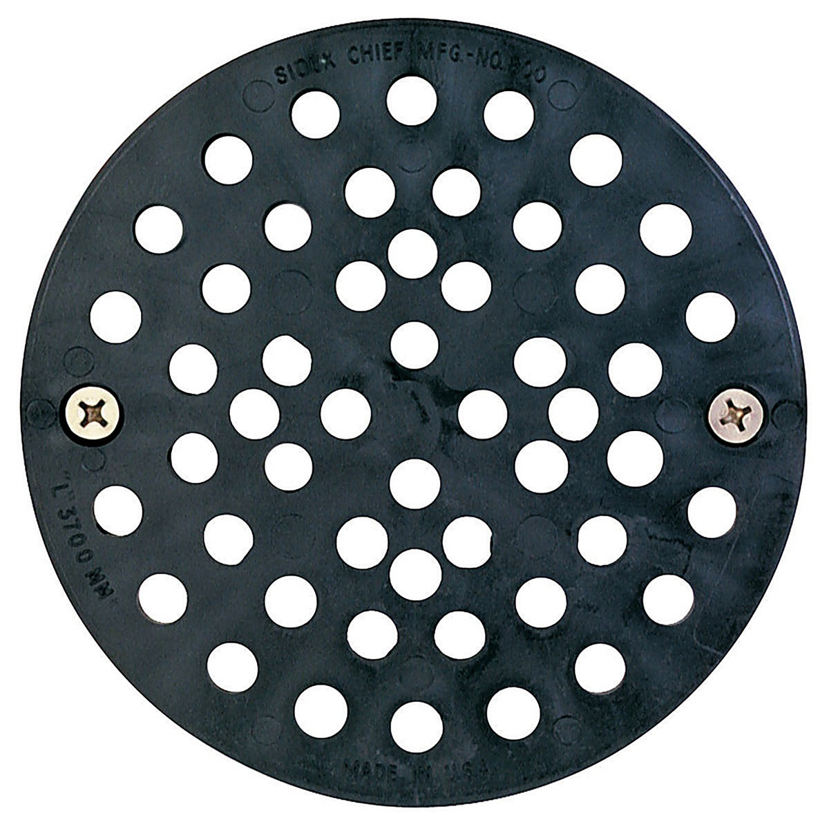 Sioux Chief - 801-APK - 6-3/4 In. Natural Black Round Polypropylene Floor Drain Strainer