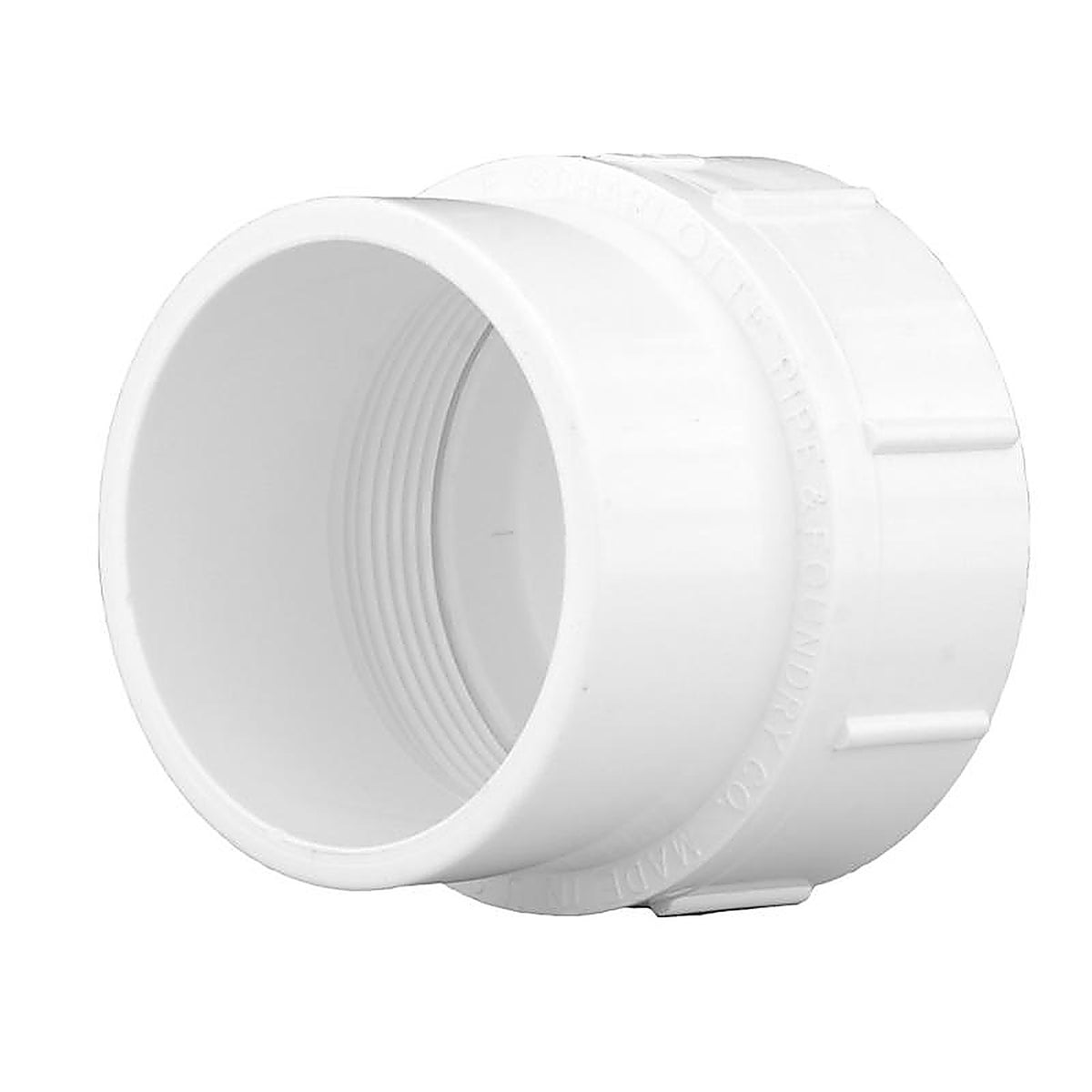 Charlotte Pipe - PVC00105X1000 - Schedule 40 3 In. Spigot X 3 In. D FPT PVC Cleanout Adapter 1 Pack