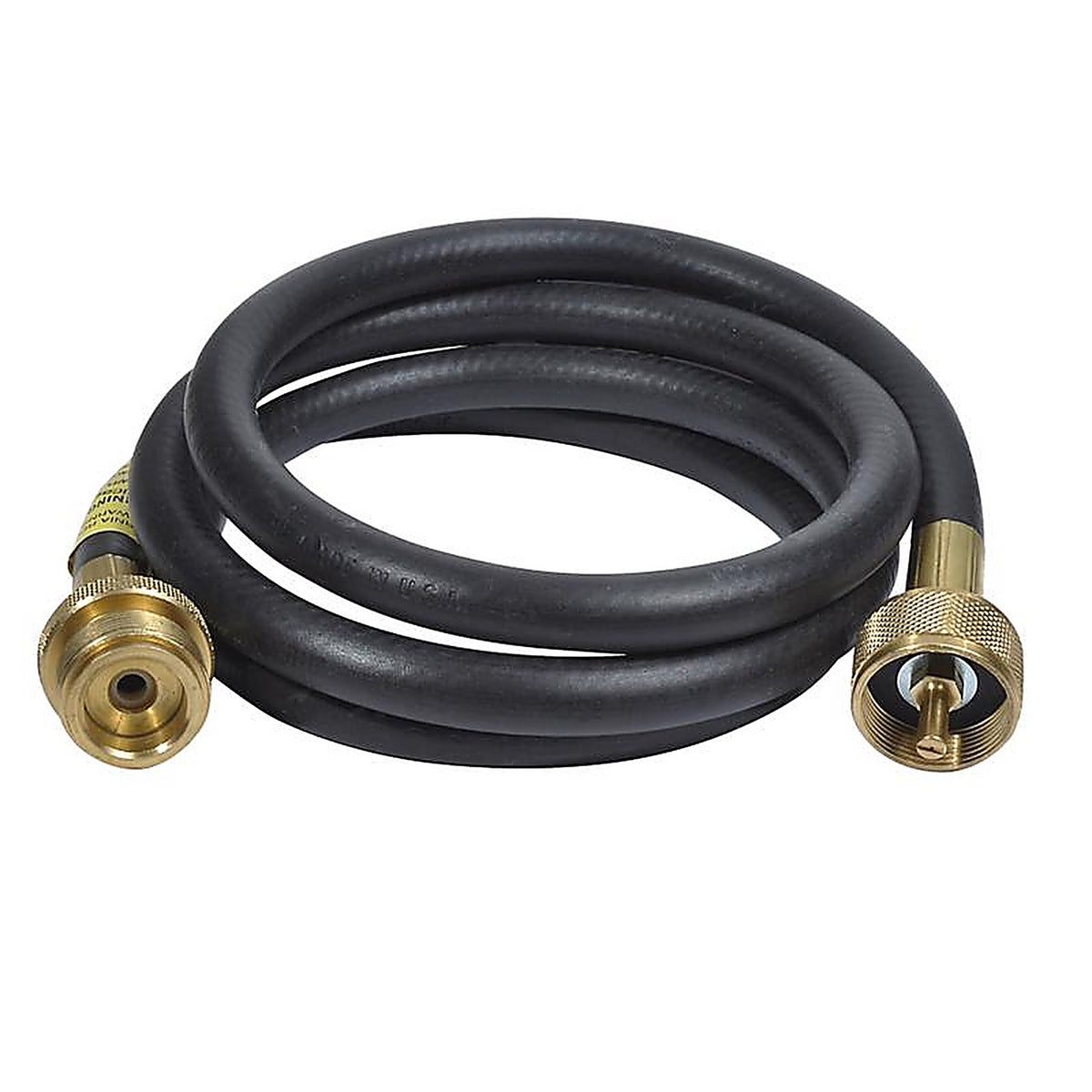 Mr. Heater F273710 1 in. Dia. x 1 in. Dia. x 5 ft. L Brass/Plastic Male Throwaway Cylinder Thread x Female Throwaway Cylinder Thread