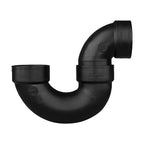 Charlotte Pipe ABS00706X1000 3 in. Hub x 3 in. Dia. Hub ABS P-Trap w/Solvent Weld