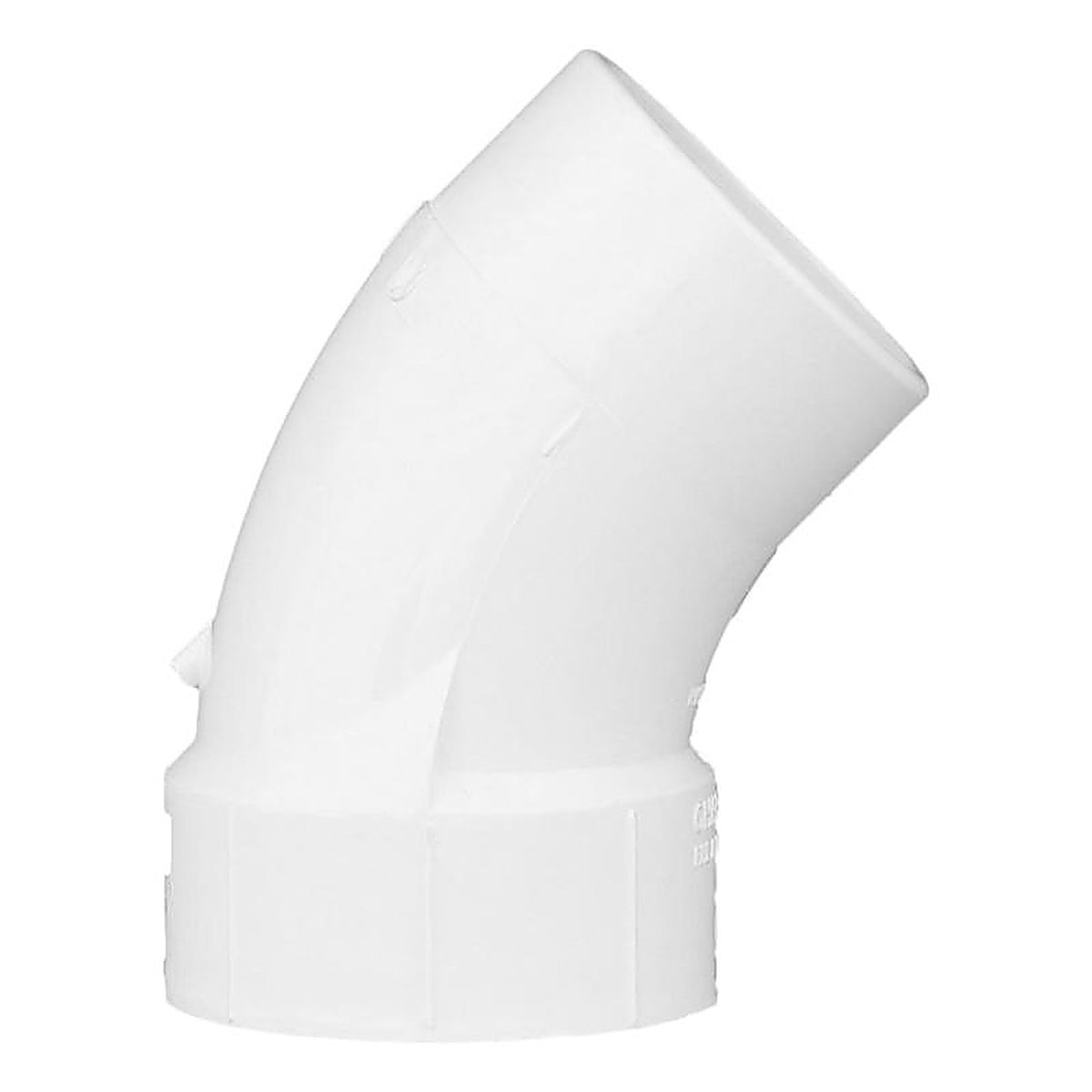 Charlotte Pipe PVC003231200 Schedule 40 3 in. Hub x 3 in. Dia. Spigot PVC Street Elbow