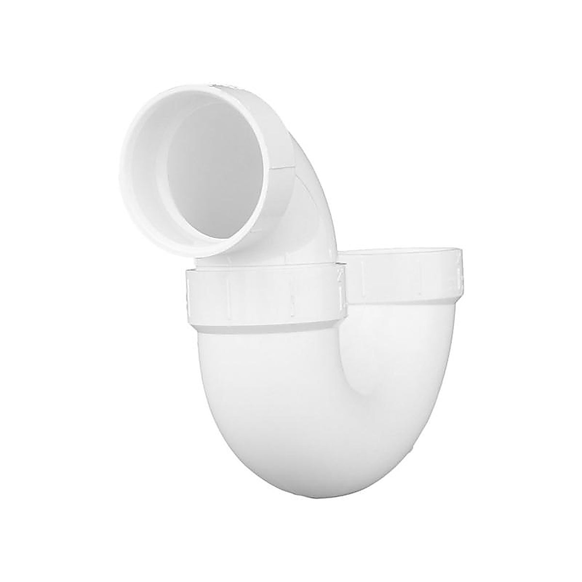 Charlotte Pipe PVC00706X0800 Schedule 40 2 in. Hub x 2 in. Dia. Hub PVC P-Trap