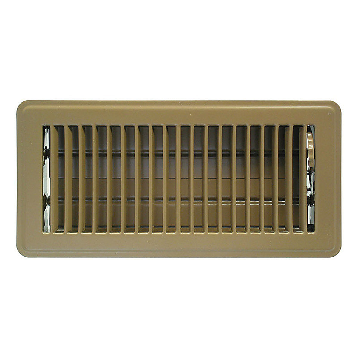 Tru Aire C150MB04X10 4 in. H X 10 in. W 2-Way Powder Coat Brown Steel Floor Register