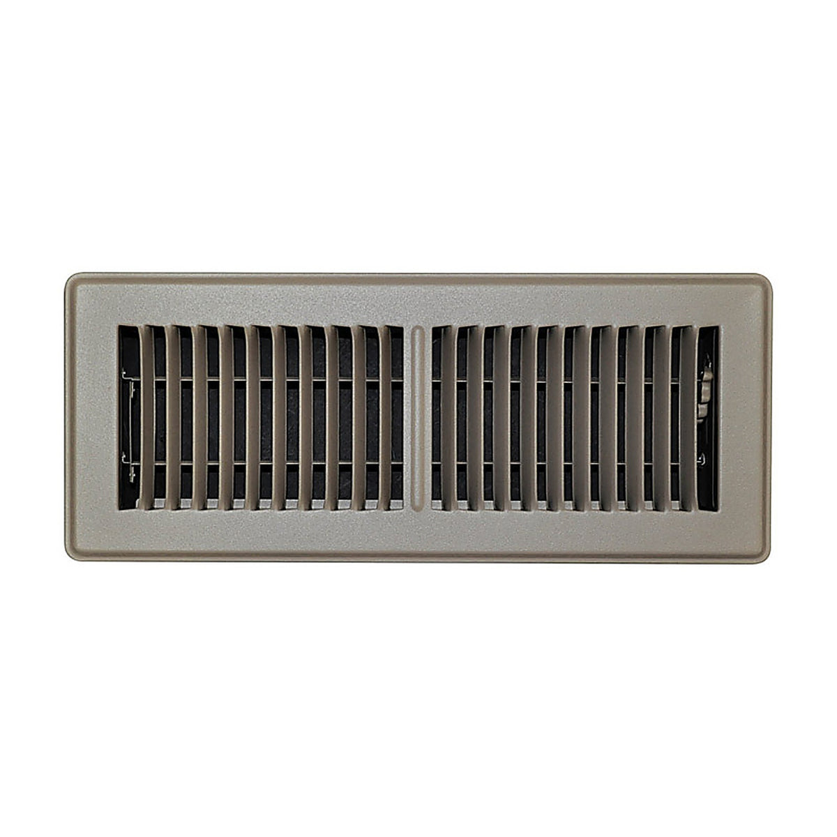 Tru Aire C150MB04X12 4 in. H x 12 in. W 2-Way Powder Coat Brown Steel Floor Register