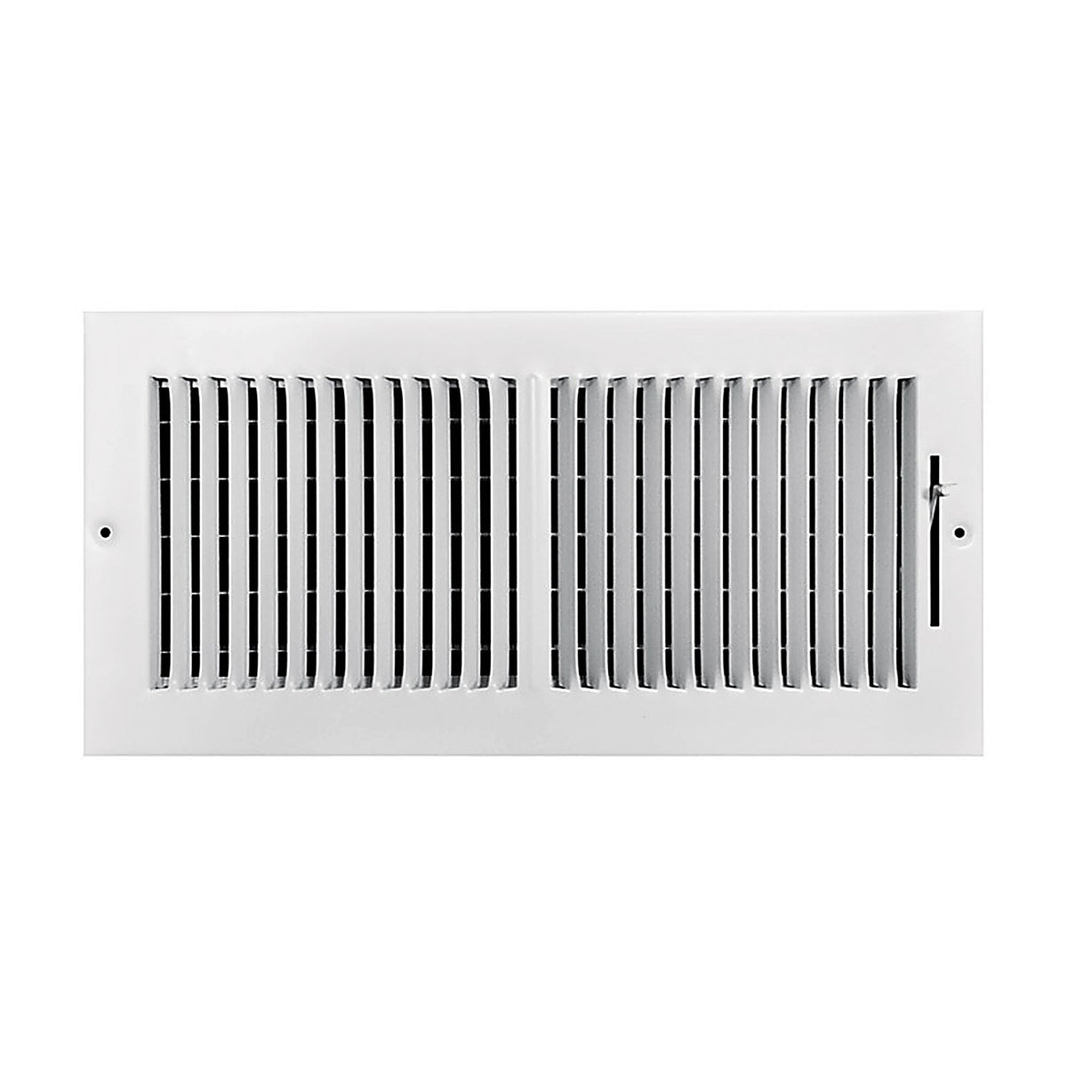 Tru Aire C102M14X06 6 in. H x 14 in. W 2-Way Powder Coat White Steel Wall/Ceiling Register
