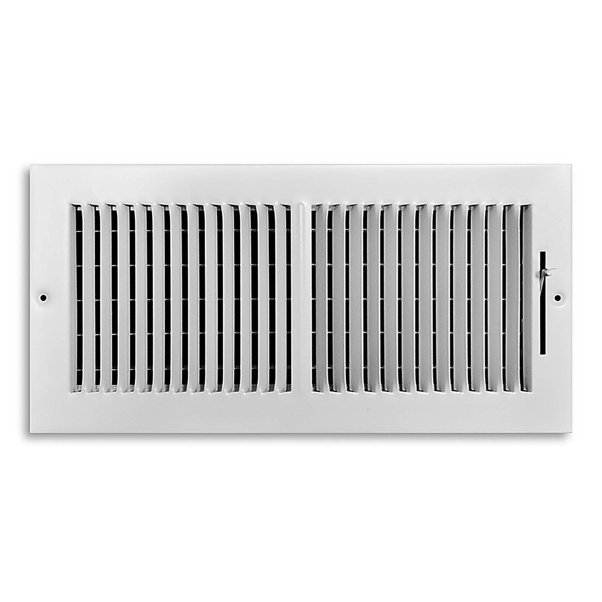 Tru Aire C102M14X06 6 in. H x 14 in. W 2-Way Powder Coat White Steel Wall/Ceiling Register