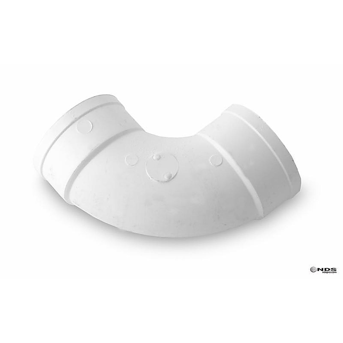 NDS 31P0 Schedule 35 3 in. Hub each X 3 in. D Hub PVC Elbow