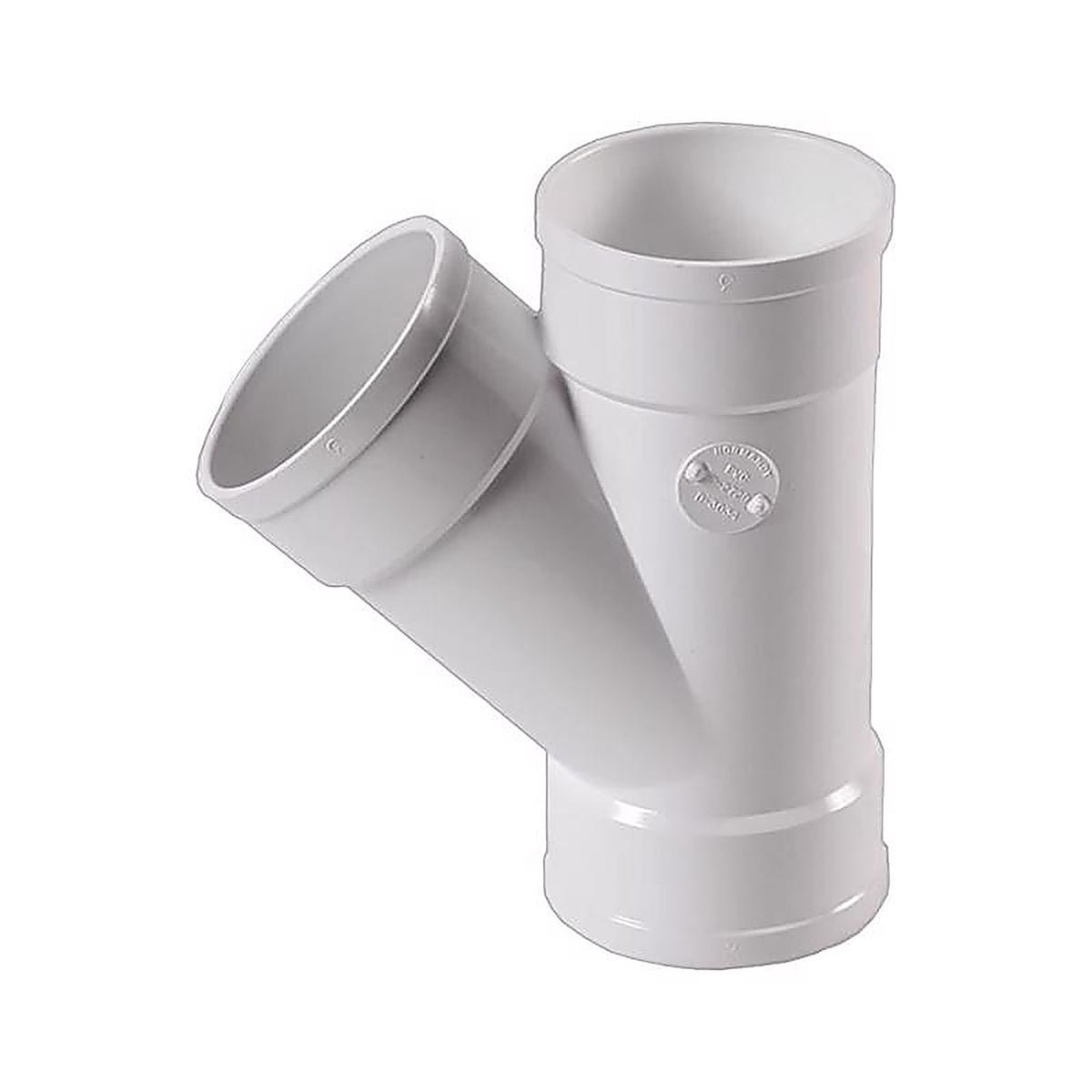 NDS 3P08 Schedule 35 3 in. Hub each X 3 in. D Hub PVC Wye