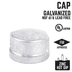 STZ - 351CA-212 - Industries 2-1/2 In. Fip Each Galvanized Malleable Iron Cap