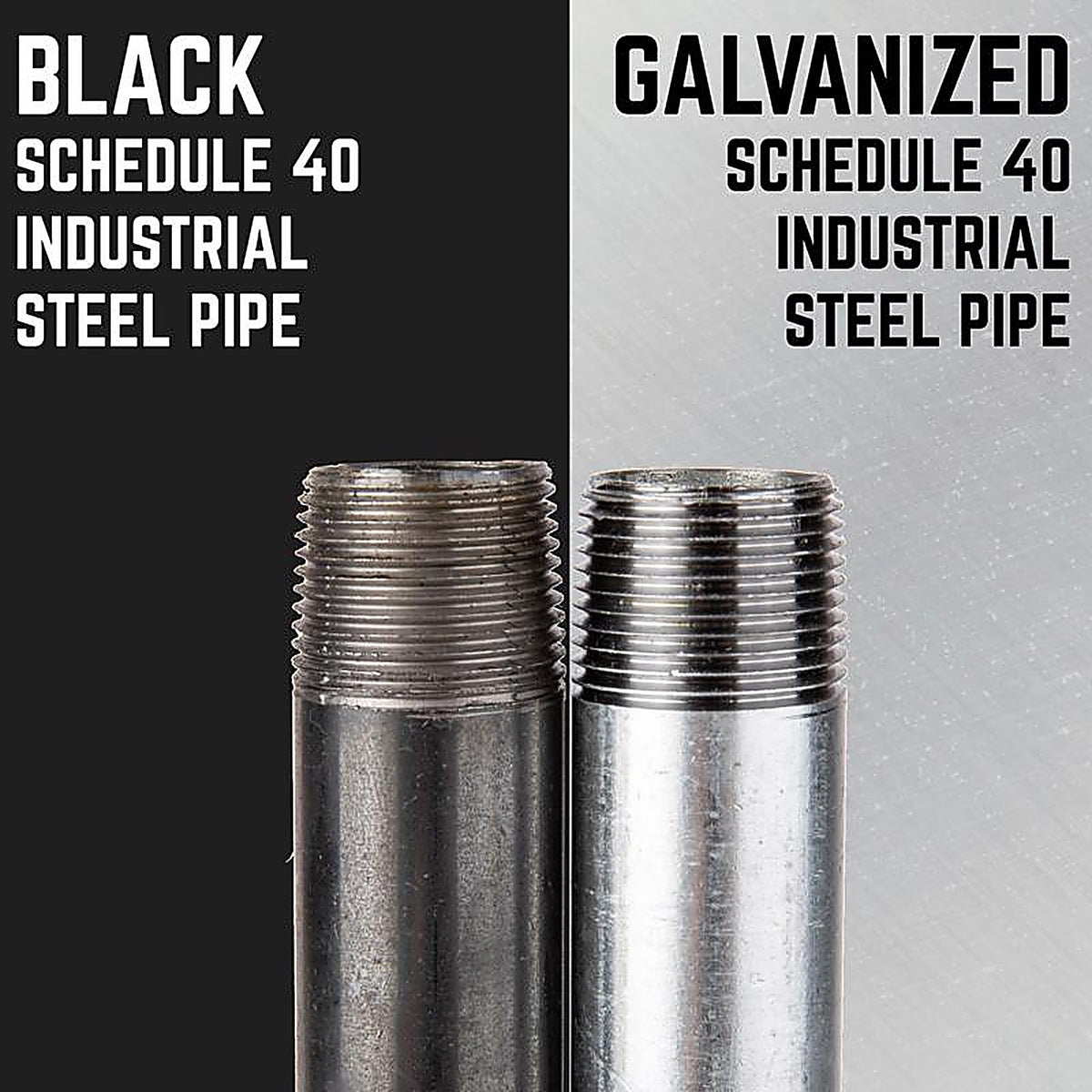 STZ - 3514X6 - Industries 4 In. MIP Each X 4 In. D MIP Galvanized Steel 6 In. L Nipple