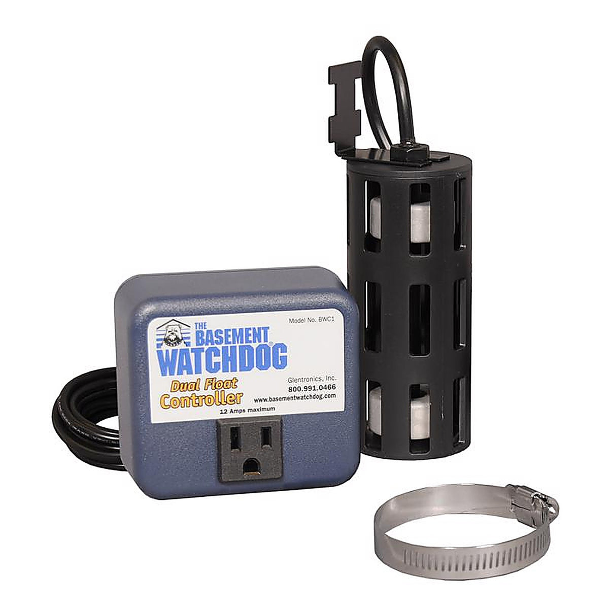 The Basement Watchdog - SIT-50D - 1/2 HP 4,400 GPH Cast Iron Dual Reed Switch AC Submersible Sump Pump 10 Ft