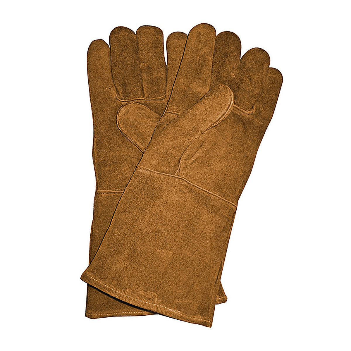 Panacea 15331 Unisex Indoor/Outdoor Leather Fireplace Hearth Gloves Brown One Size Fits All 1 pair