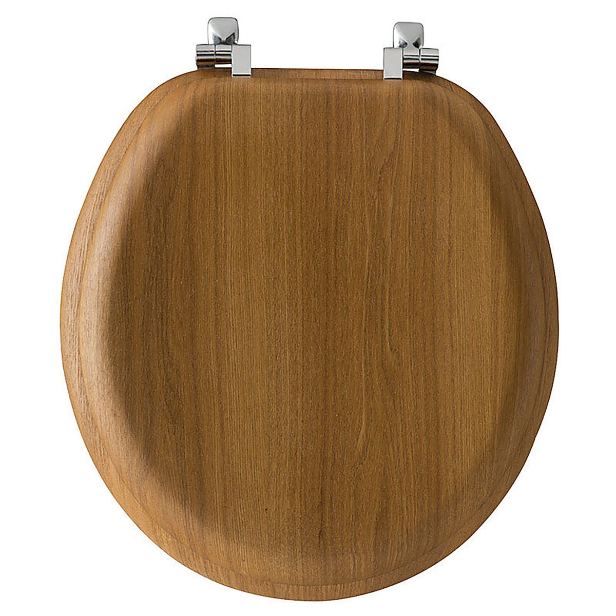 Bemis 9601CP-263 Mayfair Round Oak Wood Toilet Seat