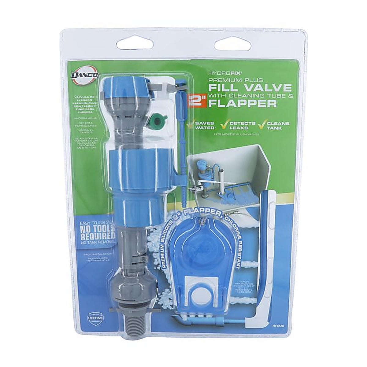 Danco - HFX120 - Hydrofix Tank Repair Kit Blue Plastic
