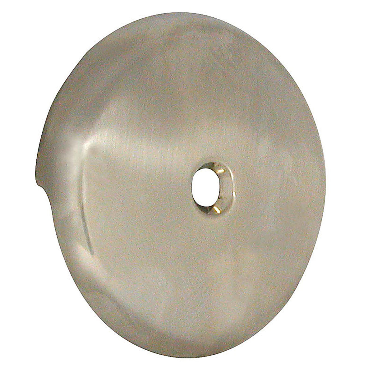Danco 89235A 3-3/8 in. Brushed Nickel Round Metal Overflow Plate