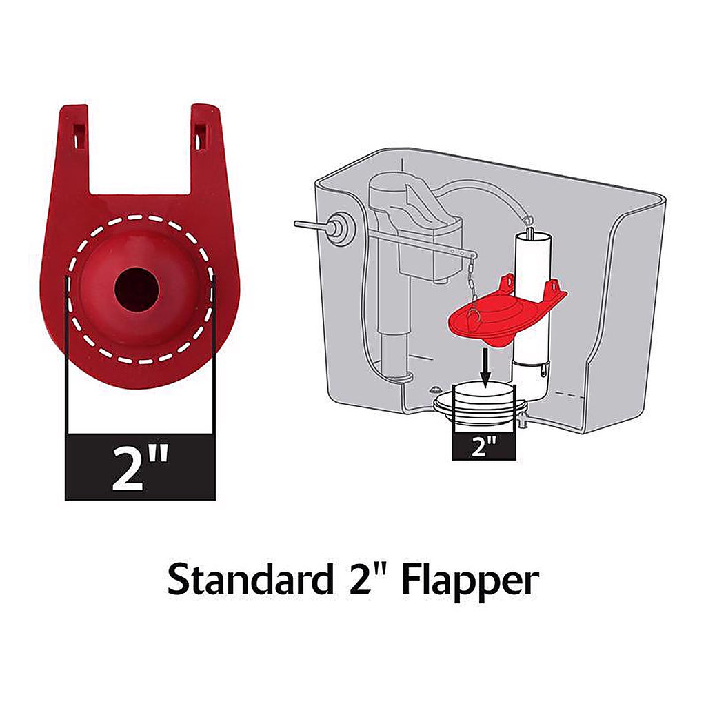Korky 2001TP Premium Universal 3 pack Toilet Flapper