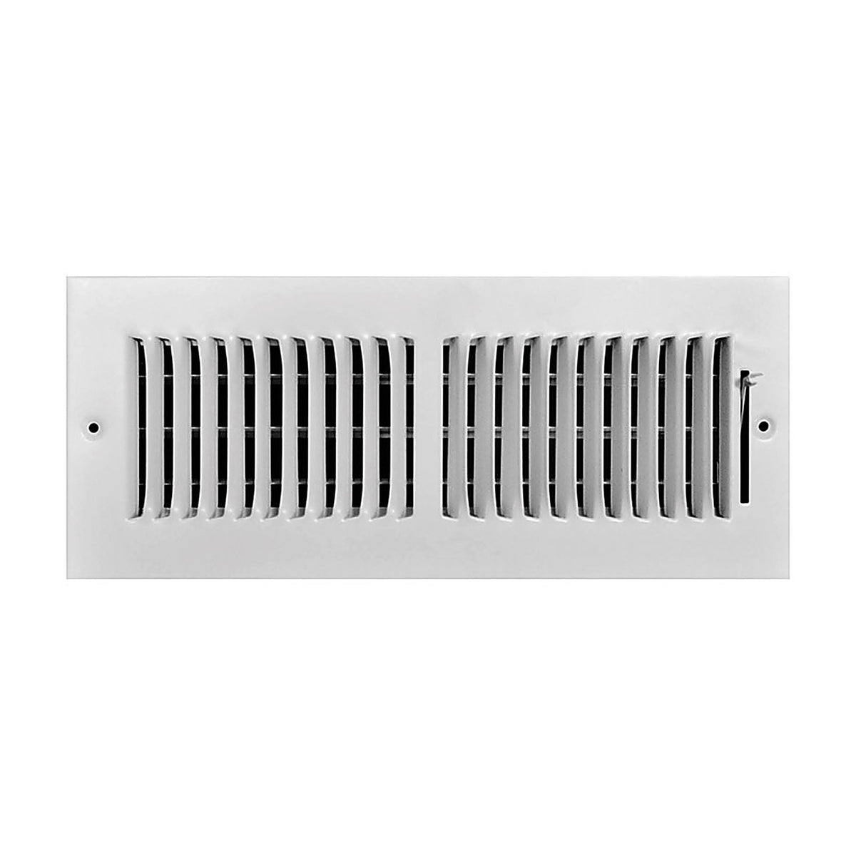Tru Aire - C102M12X04 - 4 In. H X 12 In. W 2-Way Powder Coat White Steel Wall/Ceiling Register