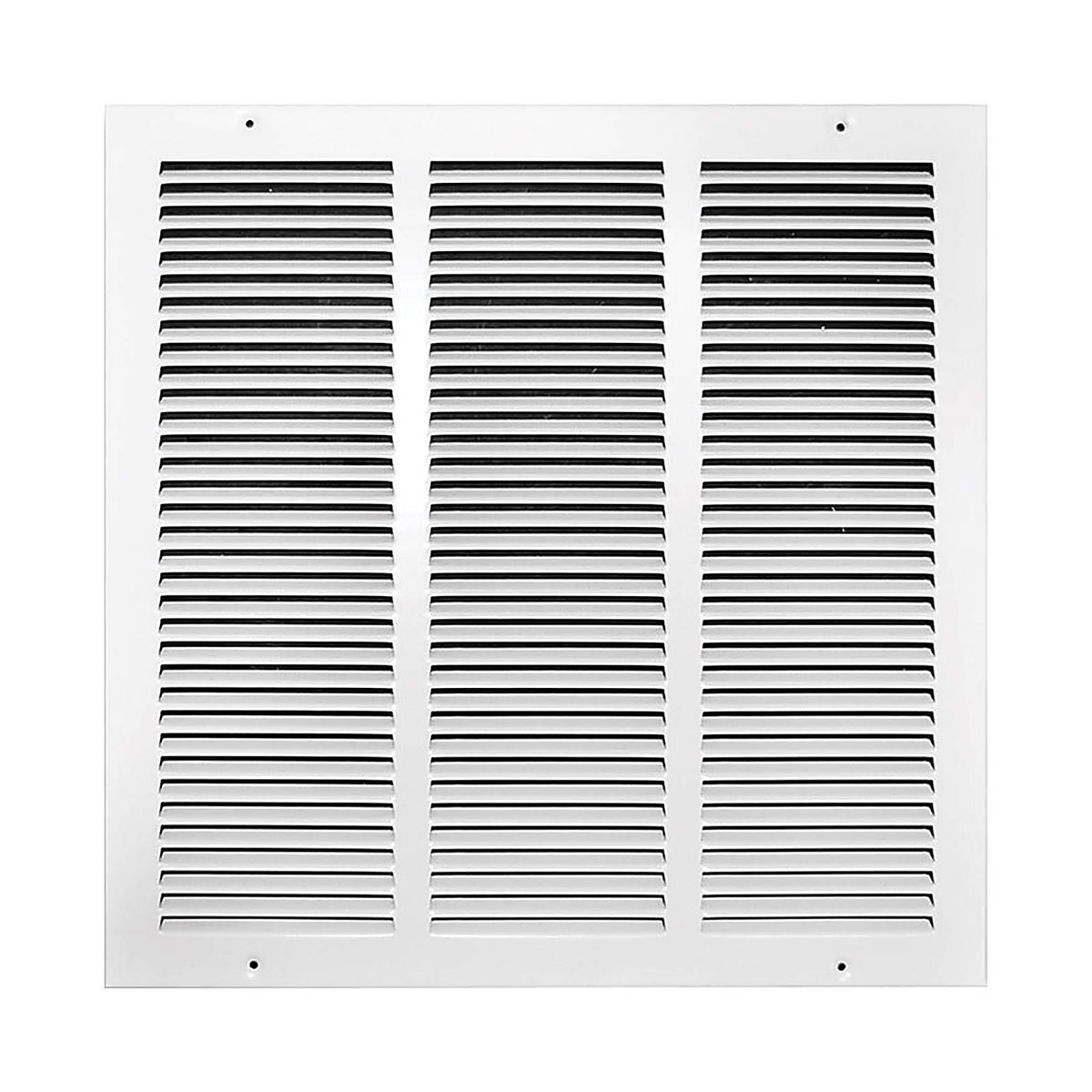 Tru Aire C17016X16 16 in. H x 16 in. W 1-Way Powder Coat White Steel Return Air Grille
