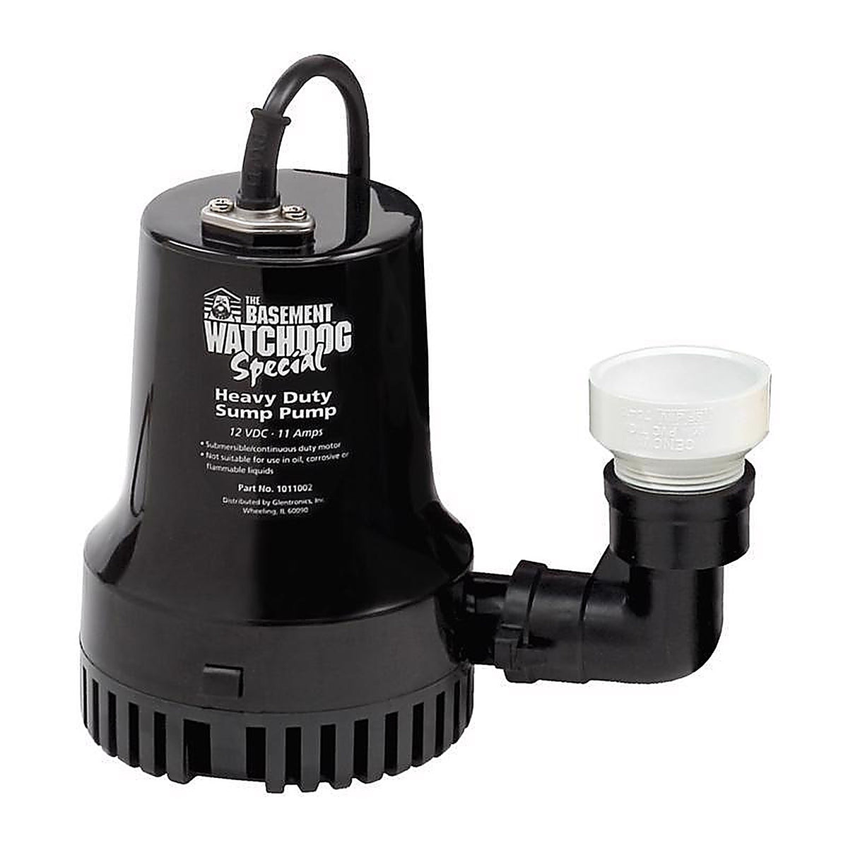 The Basement Watchdog - CITS-50 - Big Combo 1/2 HP 4,400 GPH Cast Iron Dual Reed Switch AC Backup Sump Pump