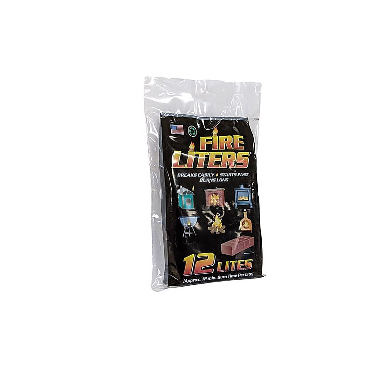 Fire Liters - 00101 - Wood Fiber Fire Starter 12 Min 12 Pack