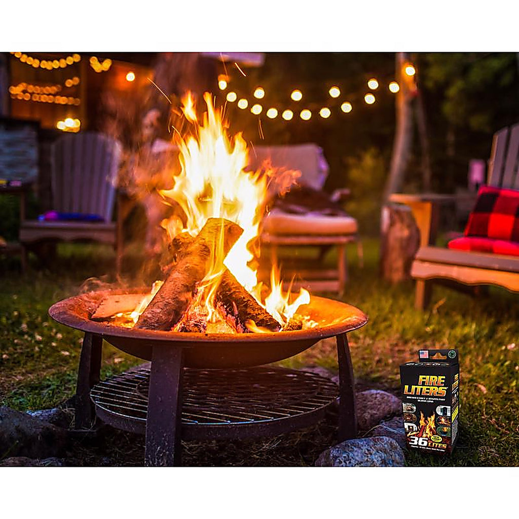 Fire Liters - 10836 - Wood Fiber Fire Starter 12 Min 36 Pack