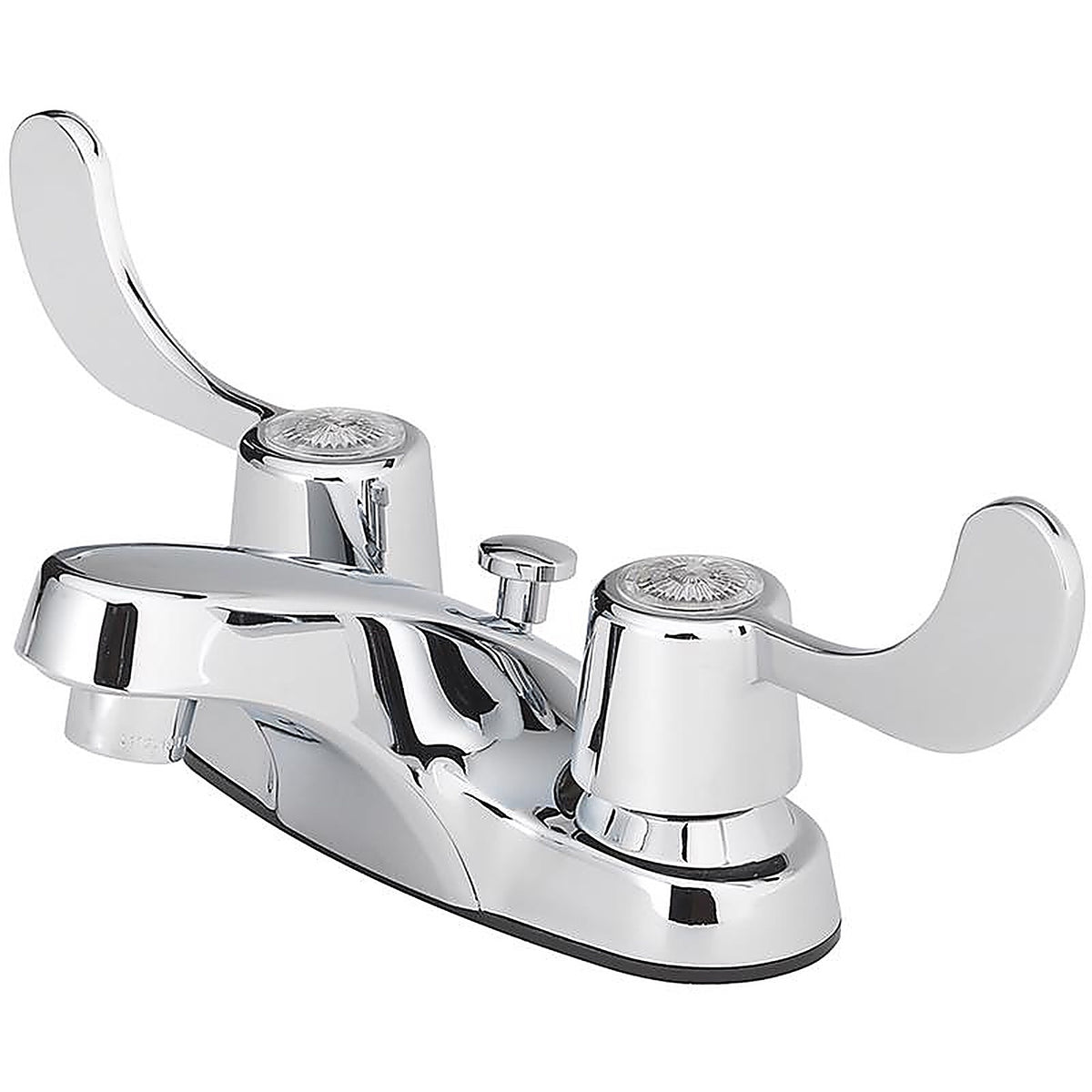 OakBrook 67090W-5101 Chrome Two Handle Lavatory Pop-Up Faucet 4 in.