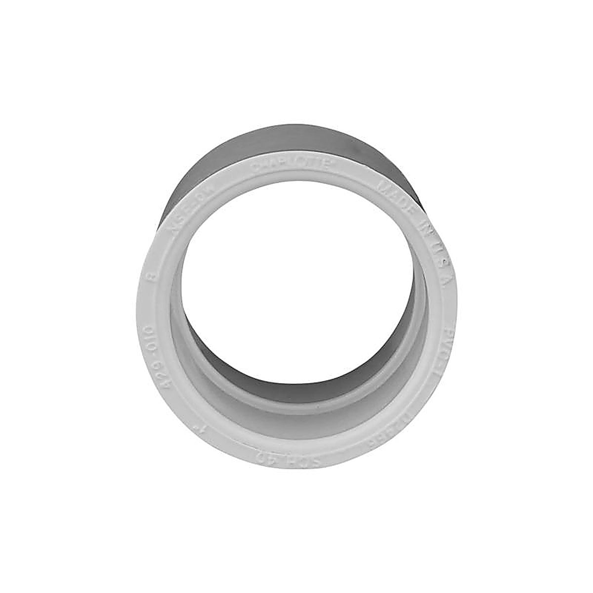 Charlotte Pipe PVC021001000 Schedule 40 1 in. Slip x 1 in. Dia. Slip PVC Coupling