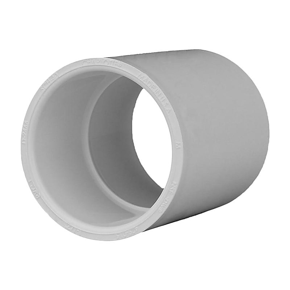 Charlotte Pipe PVC021001400 Schedule 40 1-1/2 in. Slip x 1-1/2 in. Dia. Slip PVC Coupling