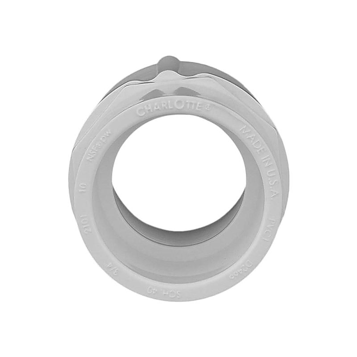 Charlotte Pipe PVC021010800 Schedule 40 3/4 in. Slip x 3/4 in. Dia. FPT PVC Adapter